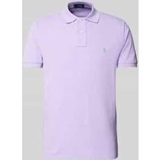 Polo Ralph Lauren Purple Polo Shirts Polo Ralph Lauren Iconic Mesh Custom Shirt - Purple