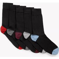 John Lewis Organic Cotton Rich Heel and Toe Men's Socks - Pack of 5