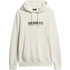 Superdry Herr Tröjor Superdry Utility Sport Hood Sweatshirt - White