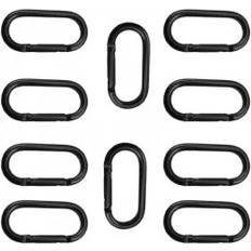 Klättring INF Karbinhakar 10-pack Svart