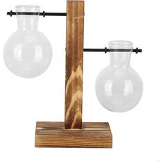 Tomtop Jms Innovative Planter with Wooden Stand Vase
