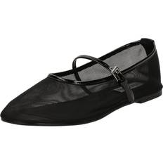 Steve Madden Womens Mash Mary Jane Shoes - Black Mesh