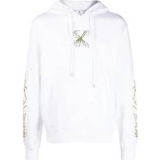 Off-White Jumpers Off-White Splash Arrow Skate Fit Hoodie - White