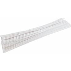 White Chenille Wire 100pcs