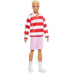 Mattel Barbie Fashionistas Blond Docka Med Randig Tröja