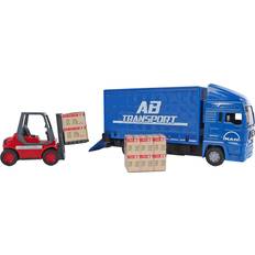 Kids Globe Lastbiler Kids Globe Man Truck with Forklift 17 cm