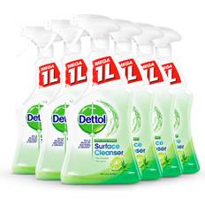 Dettol Cleaning Equipment & Cleaning Agents Dettol Antibacterial Disinfectant Spray Lime and Mint 6-Pack 6x1 All-Purpose Bathroom Cleaner