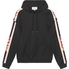 Gucci Sweatere Gucci Hooded Sweatshirt With Removable Sleeves - Black