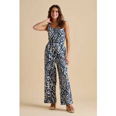 Gold Jumpsuits & Overalls Brakeburn Ikat Tied Waist Jumpsuit - Navy