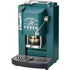 Faber Pro Deluxe ESE Pad Espressomaschine British Green & Chrom
