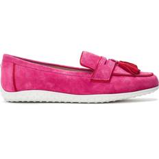 Pink Loafers Moda In Pelle Elinia Tassel Detail Suede Loafers