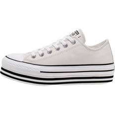 Converse Chuck Taylor All Star Platform Low Top Creamy Sponge Cake Sole - White