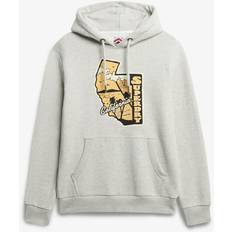 Superdry Men's Vintage Travel Hoodie - Light Grey