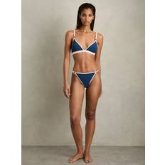 Reiss Bikini Bottoms Reiss Bianca High Leg Bikini Bottoms - Blue