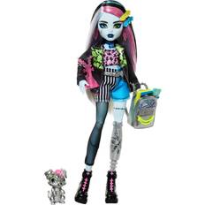 Monster High Frankie Stein Doll in Denim Jacket and Shorts HXH73