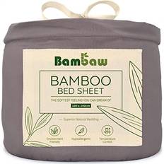 Bamboo Fitted Sheet 180 x 200 cm Dark
