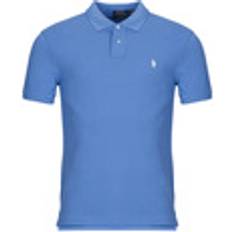 Polo Shirts on sale Polo Ralph Lauren Shirt Coupe Droite En Coton Basic Mesh - Blue
