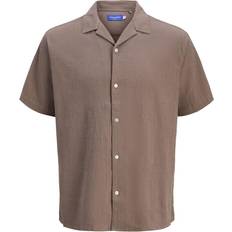 Grey Shirts Jack & Jones Relaxed Fit Resort Shirt