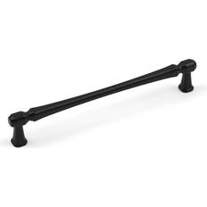 160mm Matt Black Cabinet Handle T-Bar Slim Broad Square
