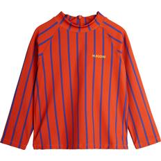 Red UV Clothes Mini Rodini Kids' Long Sleeve UV Swim Top - Red Stripe