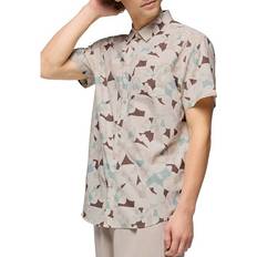 Shirts Prana Men's Stimmersee Button Up Shirt - Slim Fit - Almond Edamame