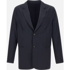 L - Men Blazers Emporio Armani Travel Essentials Stretch Nylon Single Breasted Blazer