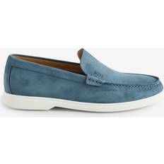 Suede Low Shoes BOSS Sienne Loafers - Blue