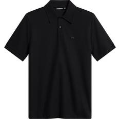 Svarta Pikétröjor J.Lindeberg Roy Relaxed Polo Pique - Black