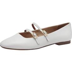 Vita Ballerinaskor Tamaris Vita Ballerinaskor Skinn - White