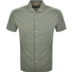 Psycho Bunny Shirts Psycho Bunny Pima Cotton Blend Camp Shirt - Sea Spray