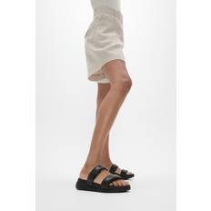 Fitflop Shoes Fitflop F-Mode Go Adjustable Flatform Two Bar Slider Sandals - Black
