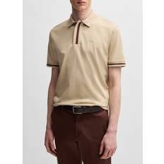 Boss Black Polo Shirt - Light Beige