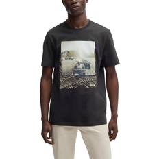 Boss Orange T-Shirt Te_Dunetrace Regular Fit - Schwarz