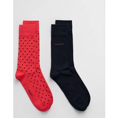 Gant Socks Gant Men 2-Pack Dot & Solid Socks - Watermelon Red