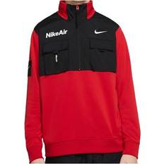 Men - Red Cardigans Nike Men's Air Zipper Cardigan - Black