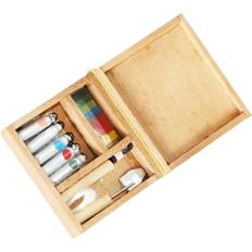 Miniature Dollhouse Paint Box Accessories Model