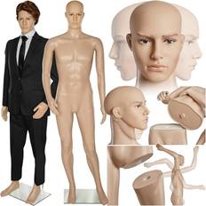tectake 185cm Male Mannequin Full Body Display