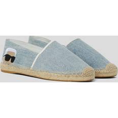 Blue Espadrilles Karl Lagerfeld Ikon Nft Denim Espadrilles - Blue