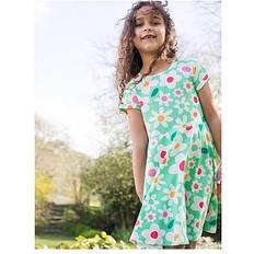 Frugi Kids' Spring Skater Dress - Green
