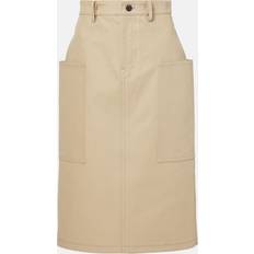 Gucci Kjolar Gucci Cotton Drill Pencil Skirt - Beige