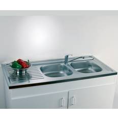 Fregaderos de tamaño completo Franke Fregadero De Acero Inoxidable 800 x 600 mm MAN711-800