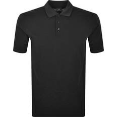 Herre - Uld Polotrøjer Armani Exchange Klassisk Poloskjorte Med Korte Ærmer - Sort