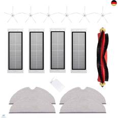 LOHILL Filter Bürste Wischtuch Zubehör Set für Xiaomi Roborock E5 E4 S5 Max S6 Pure S6 maxV Staubsauger Roboter Ersatzteile 16 Stück