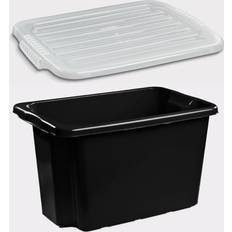 Nordiska Plast Opbevaringsbokse Nordiska Plast Aufbewahrungsbox mit Deckel 600 x 400 x 350 mm 55 Liter Staukasten