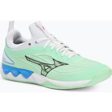 Mizuno Wave Luminous 3 Korfball Neo - Mint/Schwarz/Frontier Blau