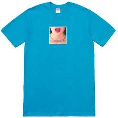 SS18 Necklace Tee Cyan Printing Short Sleeve - Lake Blue