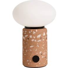 Made Mirissa Rechargeable Portable Terrazzo Brown Table Lamp