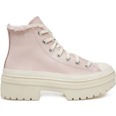 Converse Höga Sneakers Med Mönstrad Klack - Pink