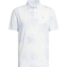 L Polo Shirts adidas Ultimate365 Tour Printed Cool Feeling Polo Shirt - Wonder Blue/White