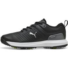 Green Golf Shoes Puma Fusion Plus Golf Shoes - Black/White